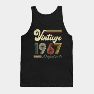 Vintage 1967 57th Birthday Gift Men Women 57 Years Old Tank Top